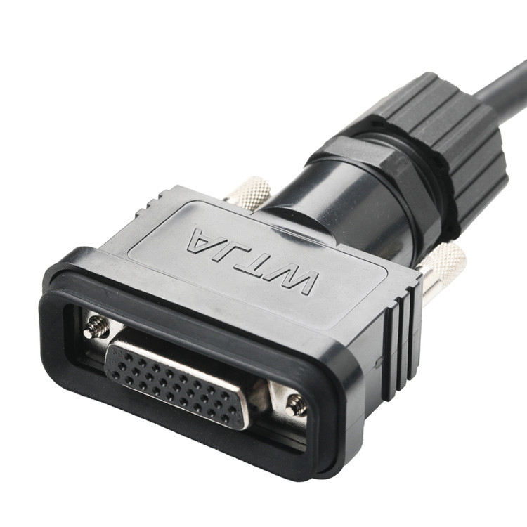 OEM/ODM カスタマイズされた長さ ROHS LVDSケーブル組成 HDB-26BMMA-SL7001 男性からHDB-26BFFA-SL7001 女性