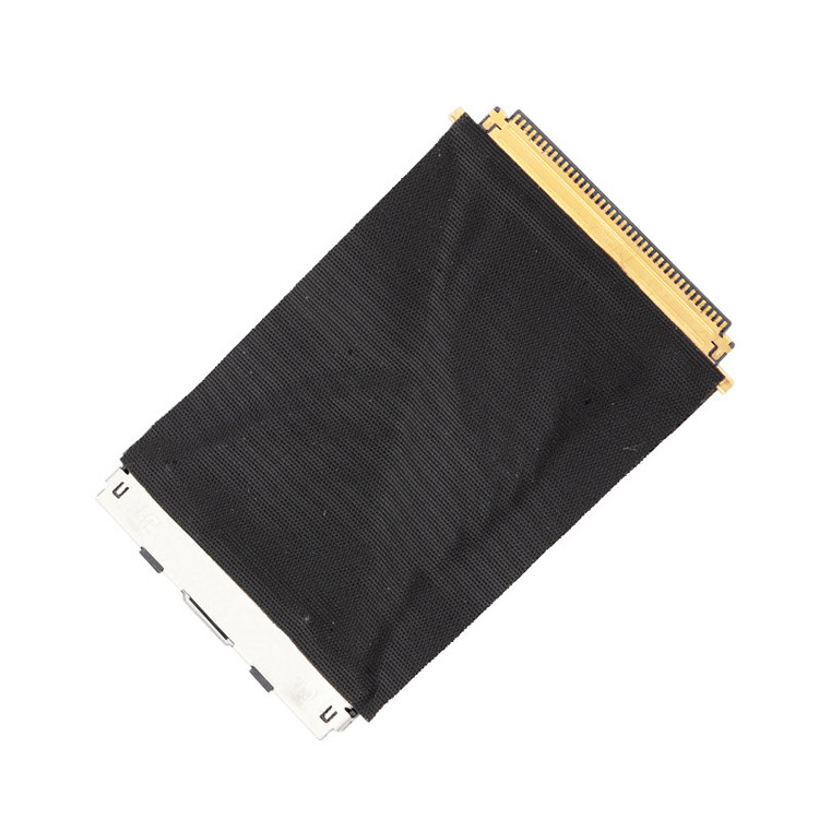 40ピン JAE HD1P040-CSH2 マイクロコアシアルケーブル, DF80D-40P-0.5SD LVDS EDPケーブル