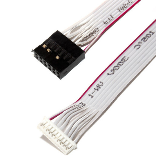 IDC 12 PIN フラット・フレキシブル・リボンケーブル DF19 TO JST RF for PCBA電源ケーブル