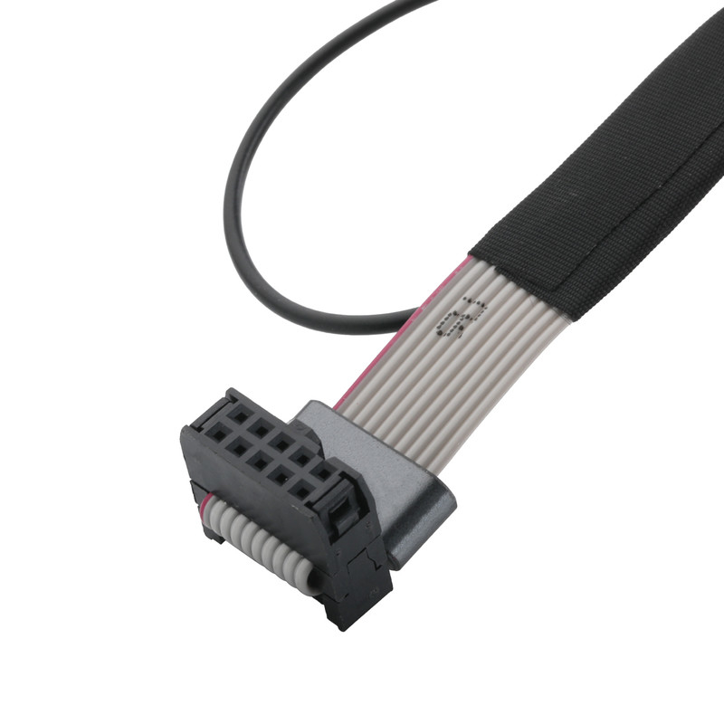 IDC FC-10PとTER M4ピッチ 1.27mm リングワイヤ UL2651 28AWGケーブルOEM/ODM付き地面ケーブル接続器