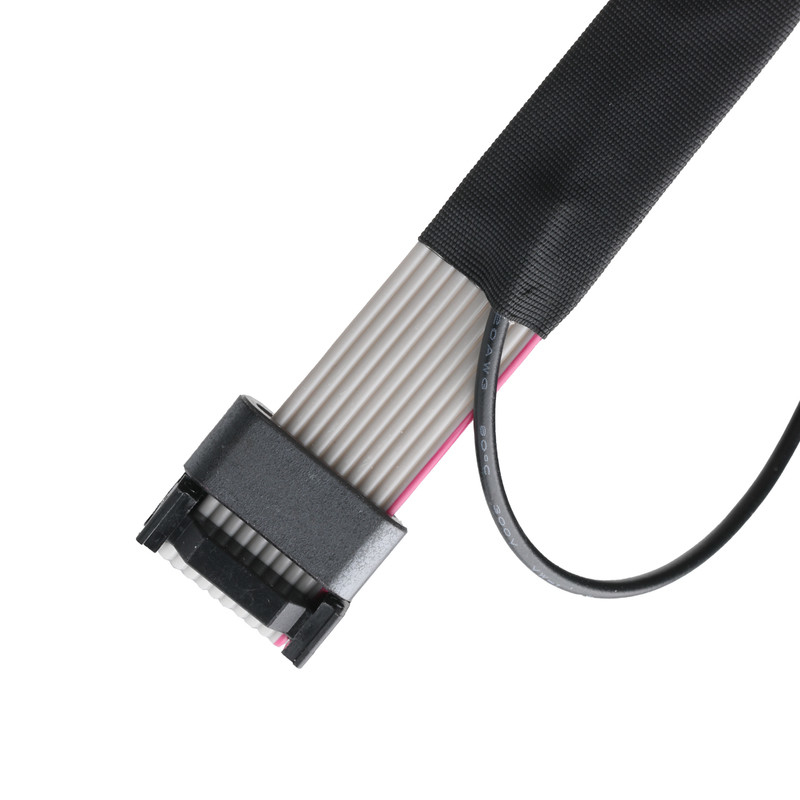 IDC FC-10PとTER M4ピッチ 1.27mm リングワイヤ UL2651 28AWGケーブルOEM/ODM付き地面ケーブル接続器
