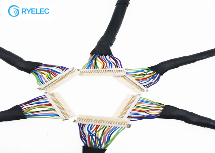 DF19のコネクターLVDSのケーブル会議、20ラップトップのためのPin LVDS延長Cablefor