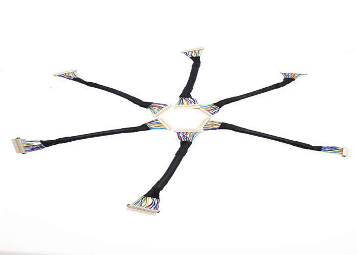 DF19のコネクターLVDSのケーブル会議、20ラップトップのためのPin LVDS延長Cablefor
