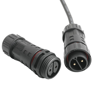 防水回路電源ケーブル M20 男性からピッチ 2.0 JST PHR-6 ワイヤ UL2464 24AWGX5C