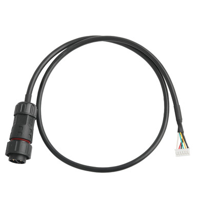 防水回路電源ケーブル M20 男性からピッチ 2.0 JST PHR-6 ワイヤ UL2464 24AWGX5C