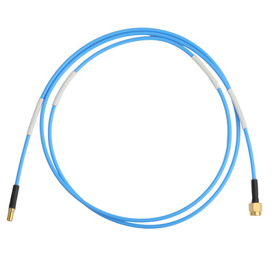 ROHS低PIMFlex TFT-5G-402 RFコアシアルケーブル 青いFEPジャケットとダブルシールド OEM/ODM