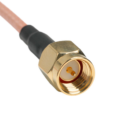 ゴールドコンタクト RG316 同軸ケーブル SMA 男性直線プラグから SMA 女性隔壁ジャック