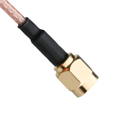 ゴールドコンタクト RG316 同軸ケーブル SMA 男性直線プラグから SMA 女性隔壁ジャック