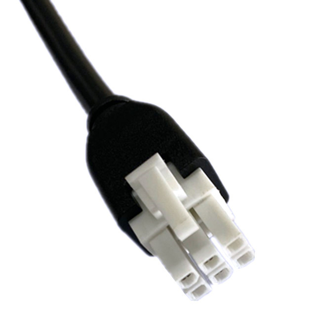 カスタムピッチ2 3 4 5 6ピンモレックス5557 6ピン4.2mmピッチジャケットケーブルUL2464 20AWG*6COD6.4mmブラック