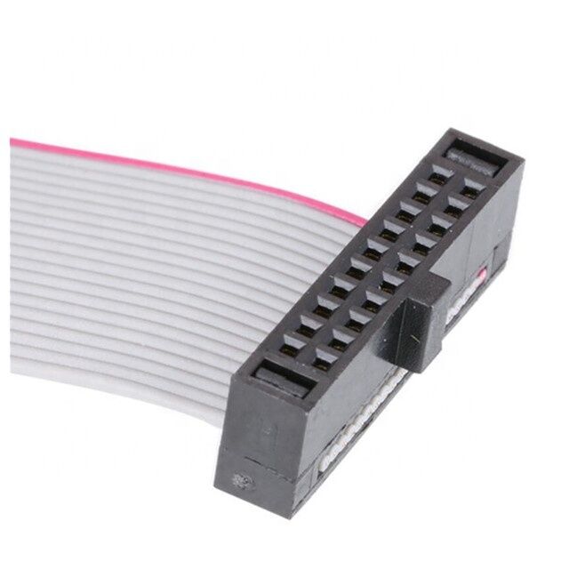 1.27mmピッチ30AWG 金属付IDCコネクタ 電子機器用柔軟な平板リボンケーブル