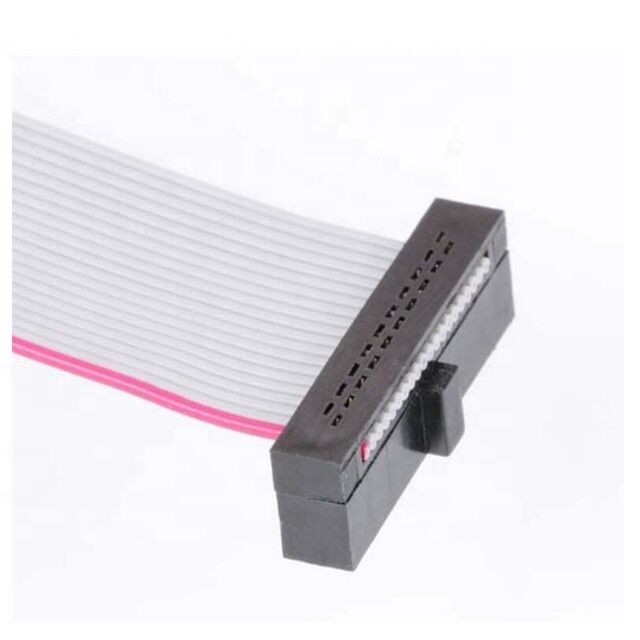 1.27mmピッチ30AWG 金属付IDCコネクタ 電子機器用柔軟な平板リボンケーブル