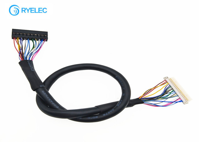 Du Pont 2mmピッチ2の列への2*10 Pin Lcd Lvdsケーブルの DF19G-20S-1C 20 Pinのひだターミナル