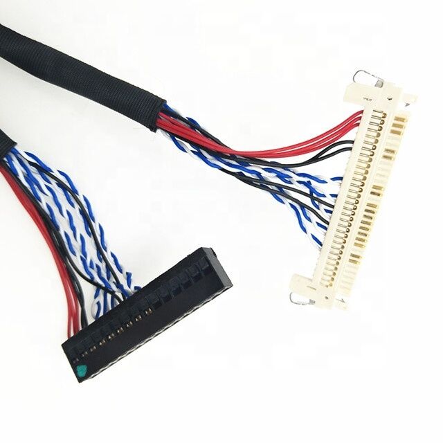 1mm Pitch 30 PIN Connector Replace JAE FI-X30HL to 2*15pin Dupont 2.0mm Pitch Lvds Cable for Lcd Panel