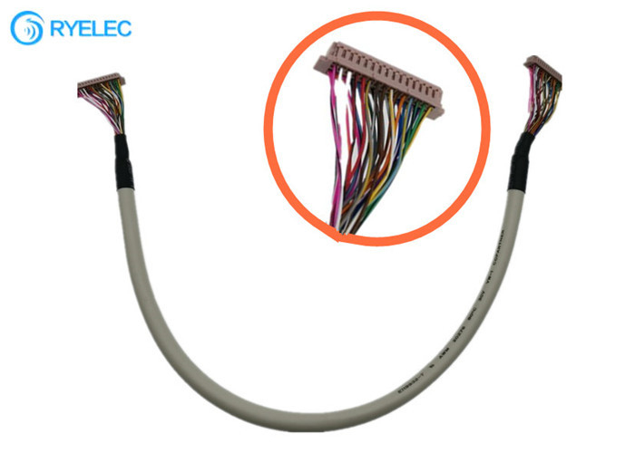 LVDS板30ピン1.25mm LCDケーブルへのDF13 TTLデジタル表示装置への DF13-30DS-1.25C