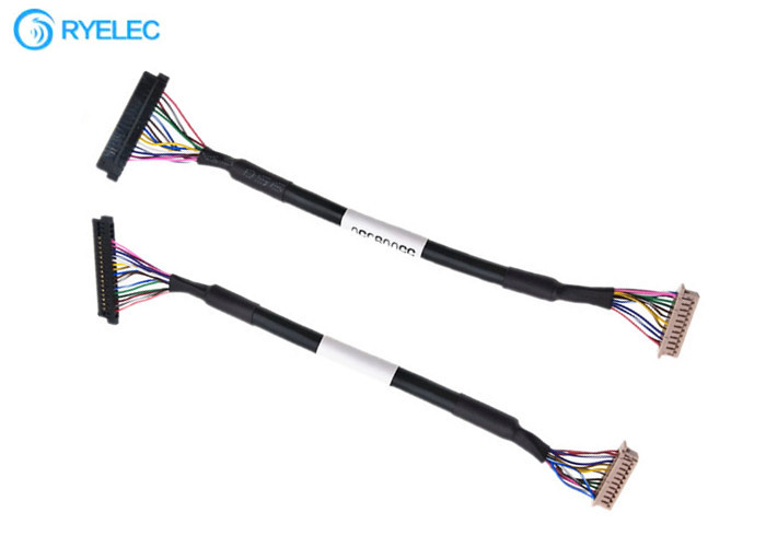 モニターのための20P  DF13-20DS-1.25C 1.25MM LVDS LCDケーブルへの歪んだ組20pin JAE FI-S20S