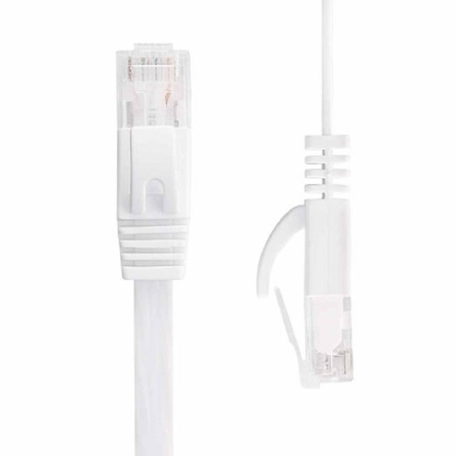 300PCS/Lot 3FT 1Mの平たい箱UTPのイーサネットはRJ45パッチLANケーブルをケーブルで通信する