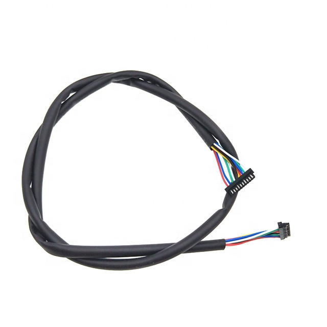 Ul1571 32 Awgの注文の馬具0.8mmピッチ10 Pin DF52-10P-0.8C ポリ塩化ビニール ケーブル