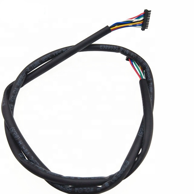 Ul1571 32 Awgの注文の馬具0.8mmピッチ10 Pin DF52-10P-0.8C ポリ塩化ビニール ケーブル