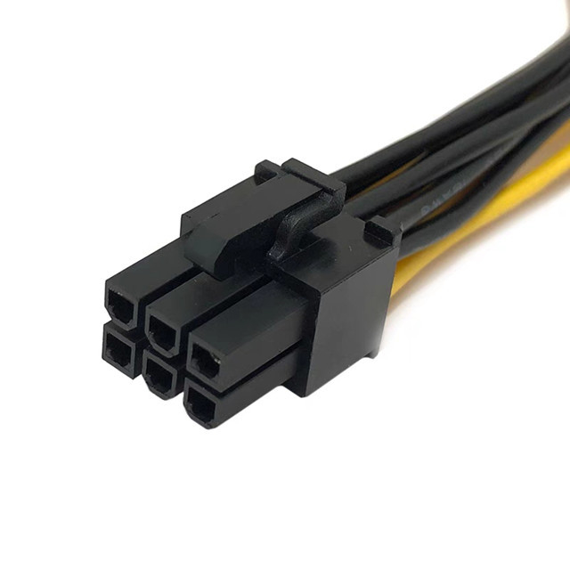 8pin男性のGpuの送電線の二倍になるPcie 6pinの男性ディバイダー18awg 100MM 20CM
